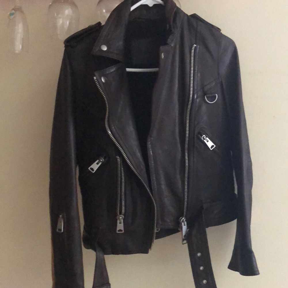 All Saints - leather jacket